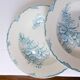 4 vintage deep plates in ironstone from L&G model Oeillets 220520