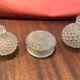 Lalique Cactus perfume bottle and powder box set