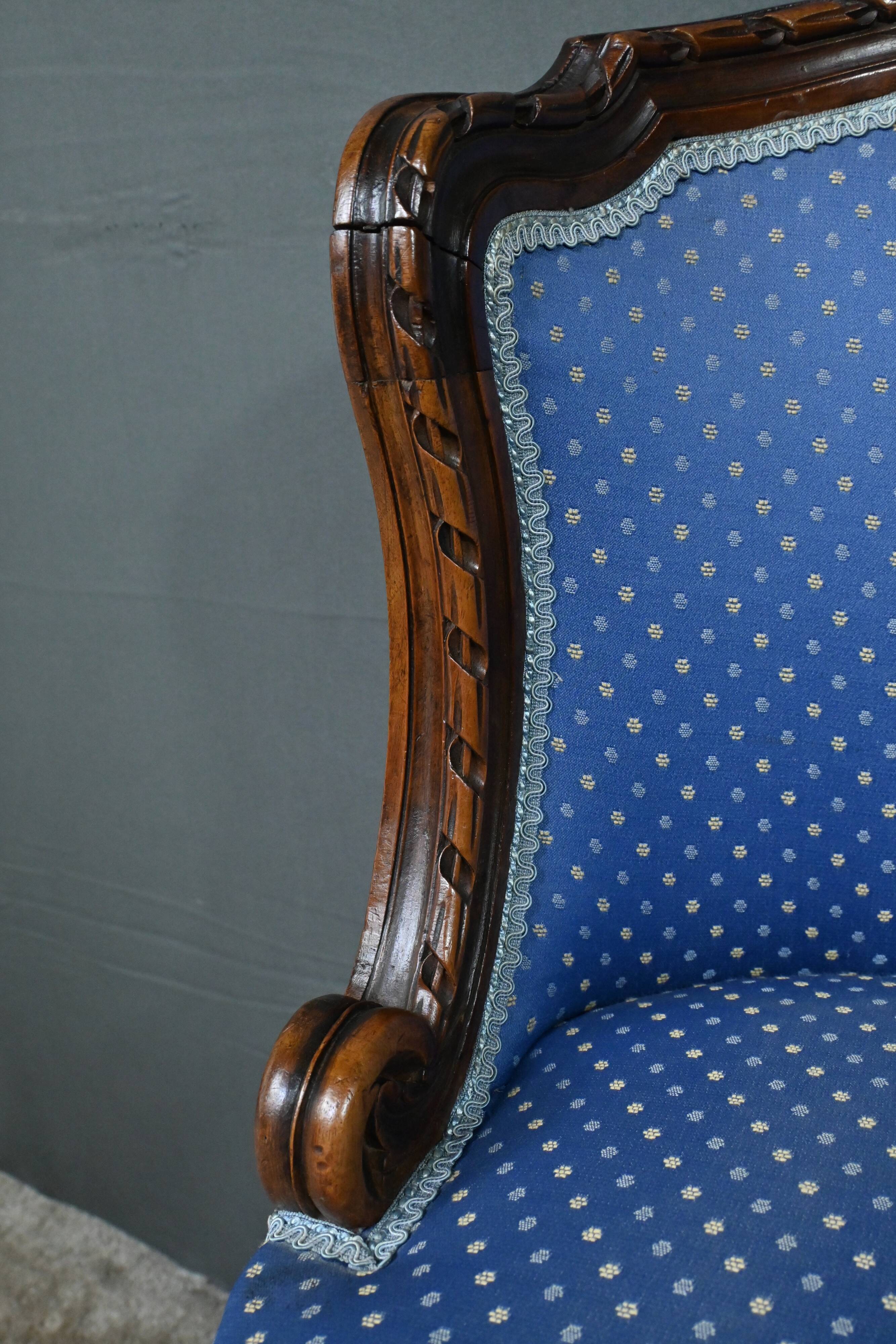 Louis XVI Style Beech Swivel Harpist Chair – Early 20th Century