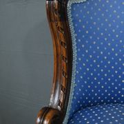 Louis XVI Style Beech Swivel Harpist Chair – Early 20th Century