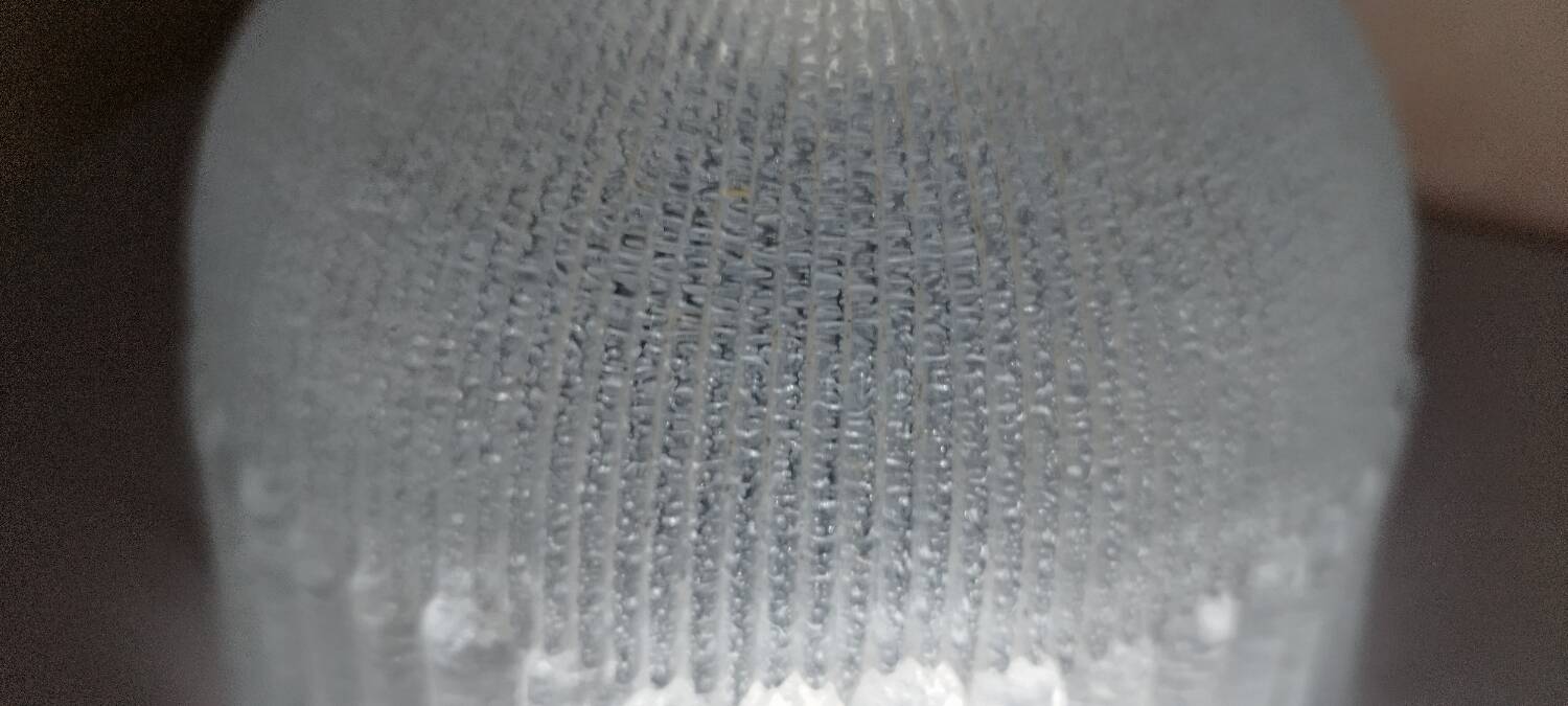 Vintage frosted glass chandelier