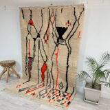 Handmade Moroccan Berber carpet 230 x 144 CM