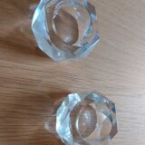 Paire de salières en cristal de Baccarat