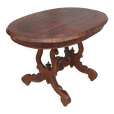 Napoleon III guéridon table in walnut