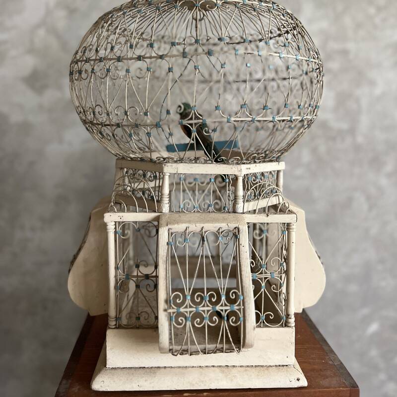 Antique birdcage
