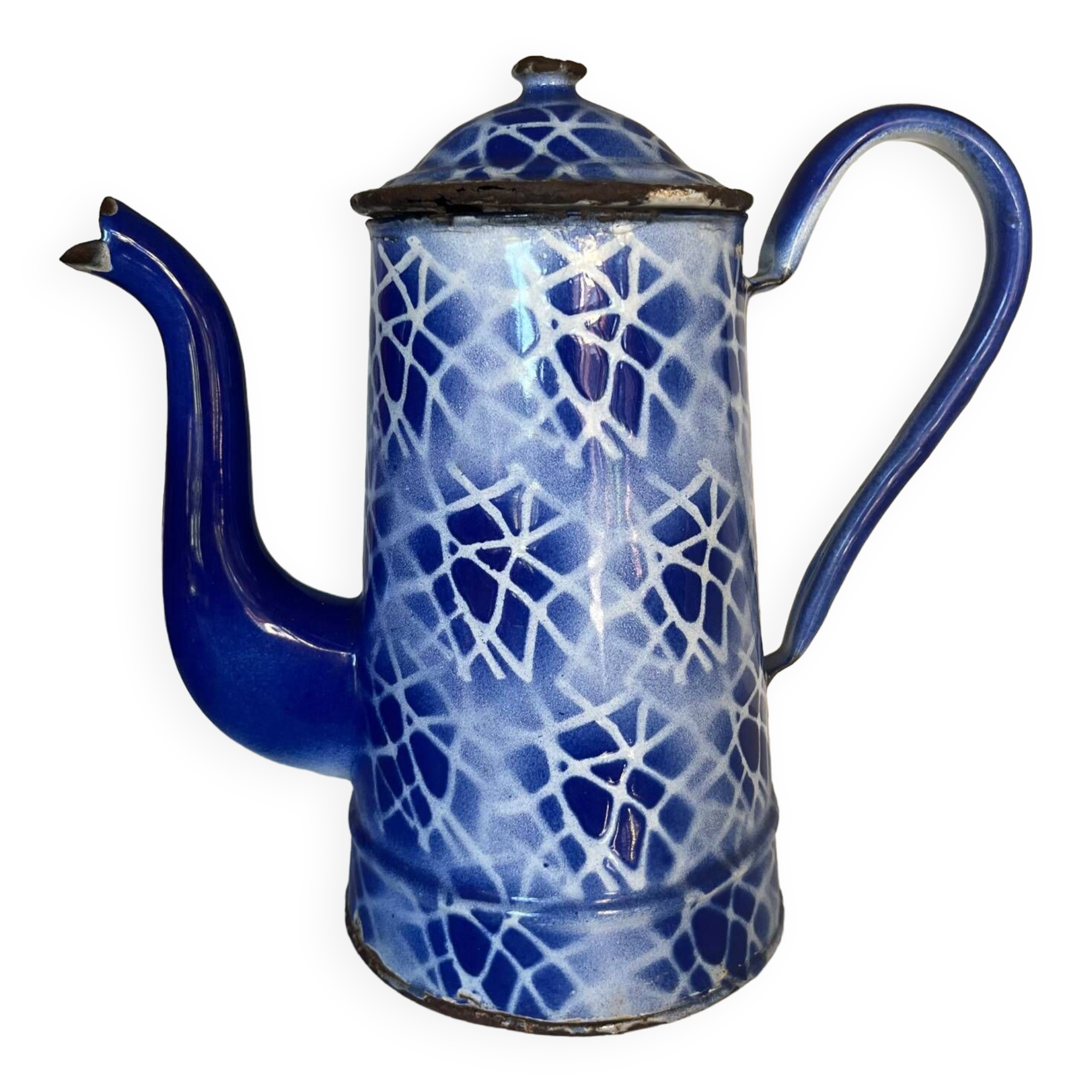 Enameled sheet metal coffee maker