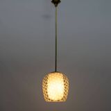 Mid-Century Cora Pendant Lamp by Wilhelm Wagenfeld for Peill & Putzler, 195