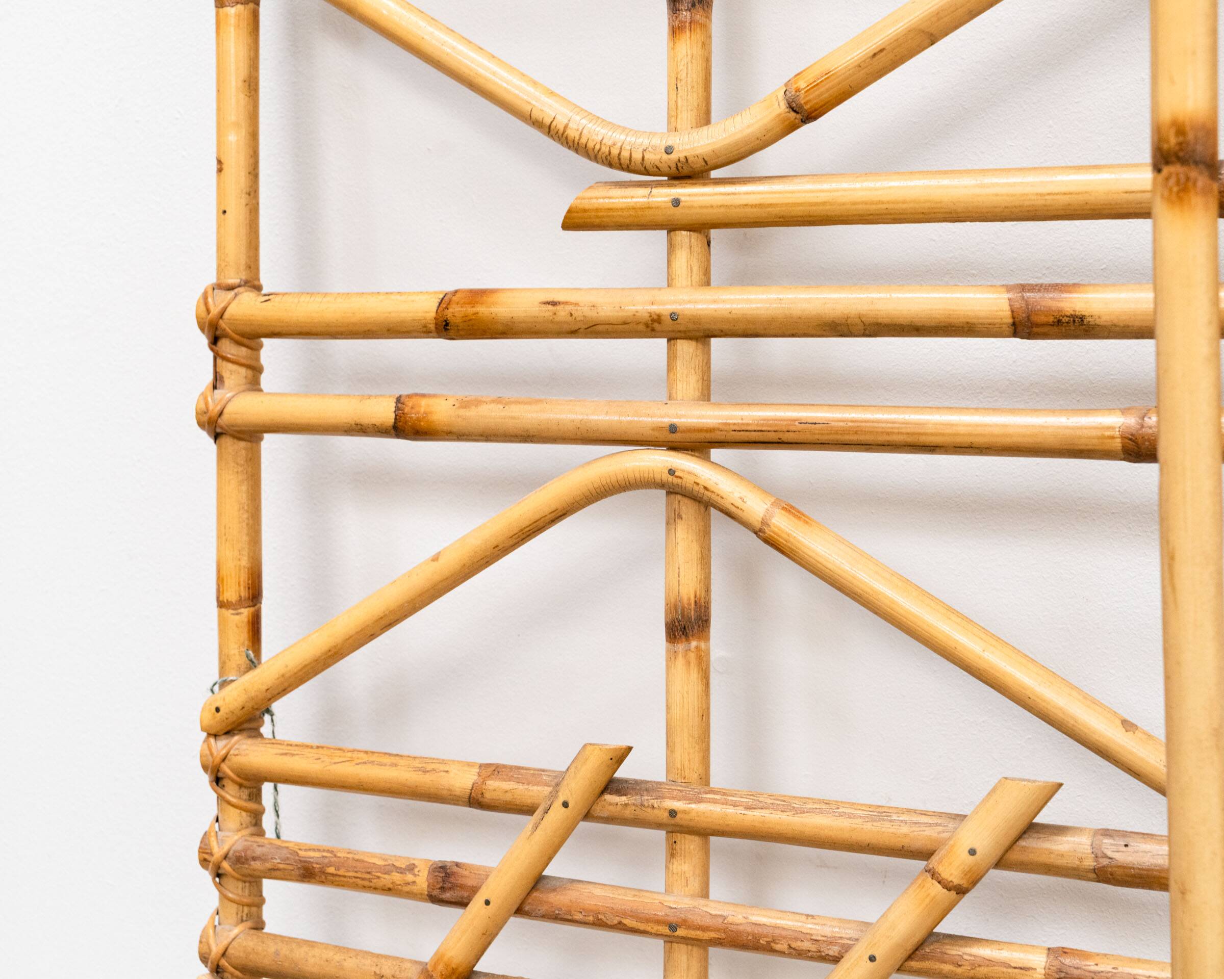 Rattan wardrobe, Italy, 1960s
