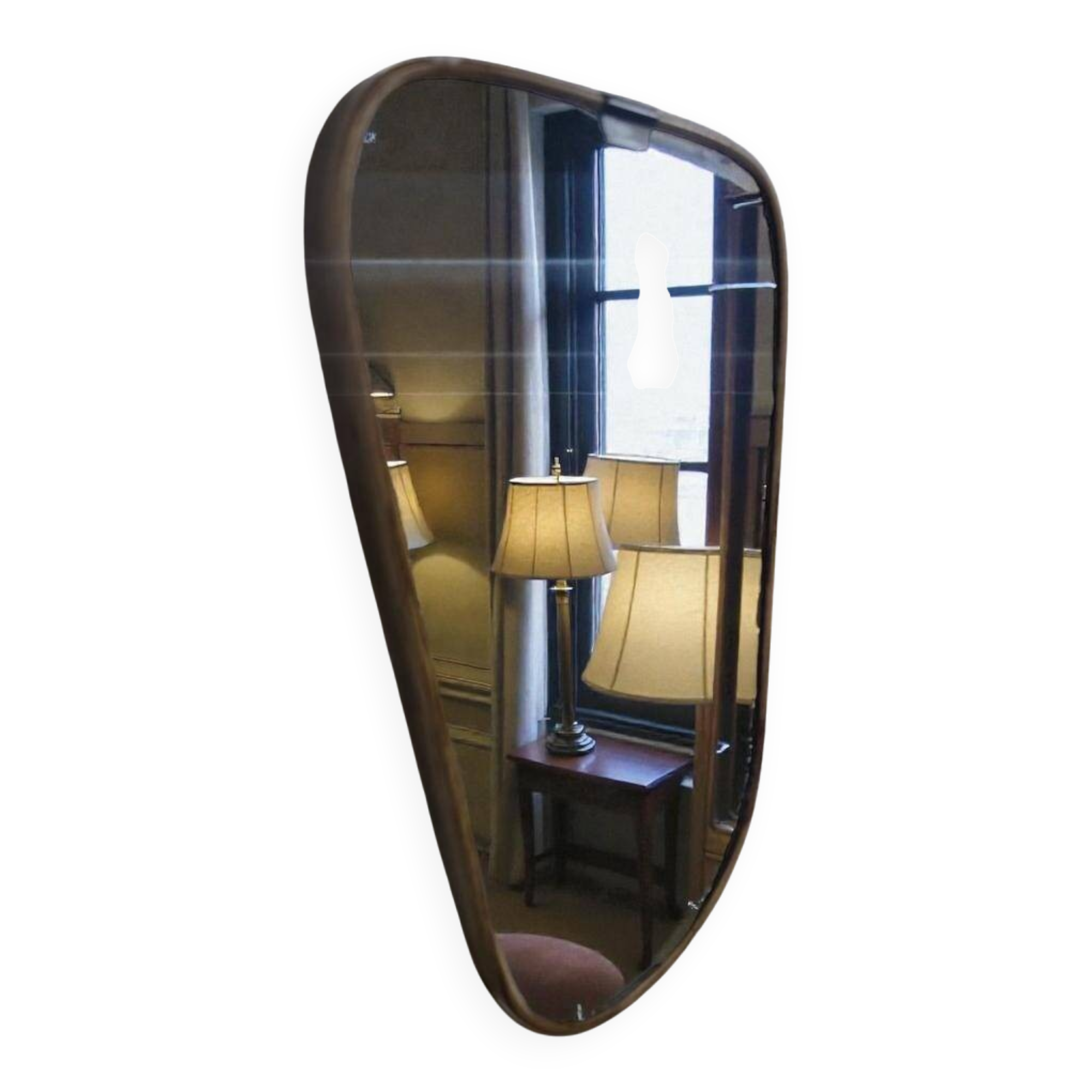 Vintage 1950s mini wall mirror