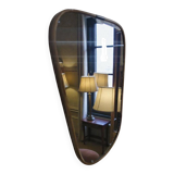 Vintage 1950s mini wall mirror