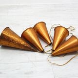 Suspensions coniques par ES Horn Aalestrup, 1970, ensemble (5)