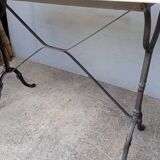 Bistro table for 4 people in white marble