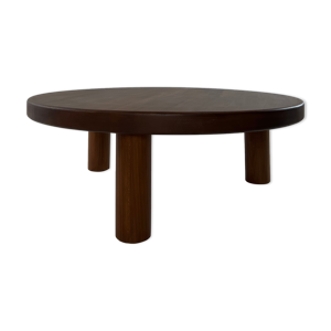 table basse mid century - merisier