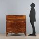 Cabinet secrétaire ancien à abattant en bois de rose, 9 tiroirs, XVIIIe siècle