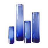 Lot de 4 vases Holmegaard par Per Lutken années 1960