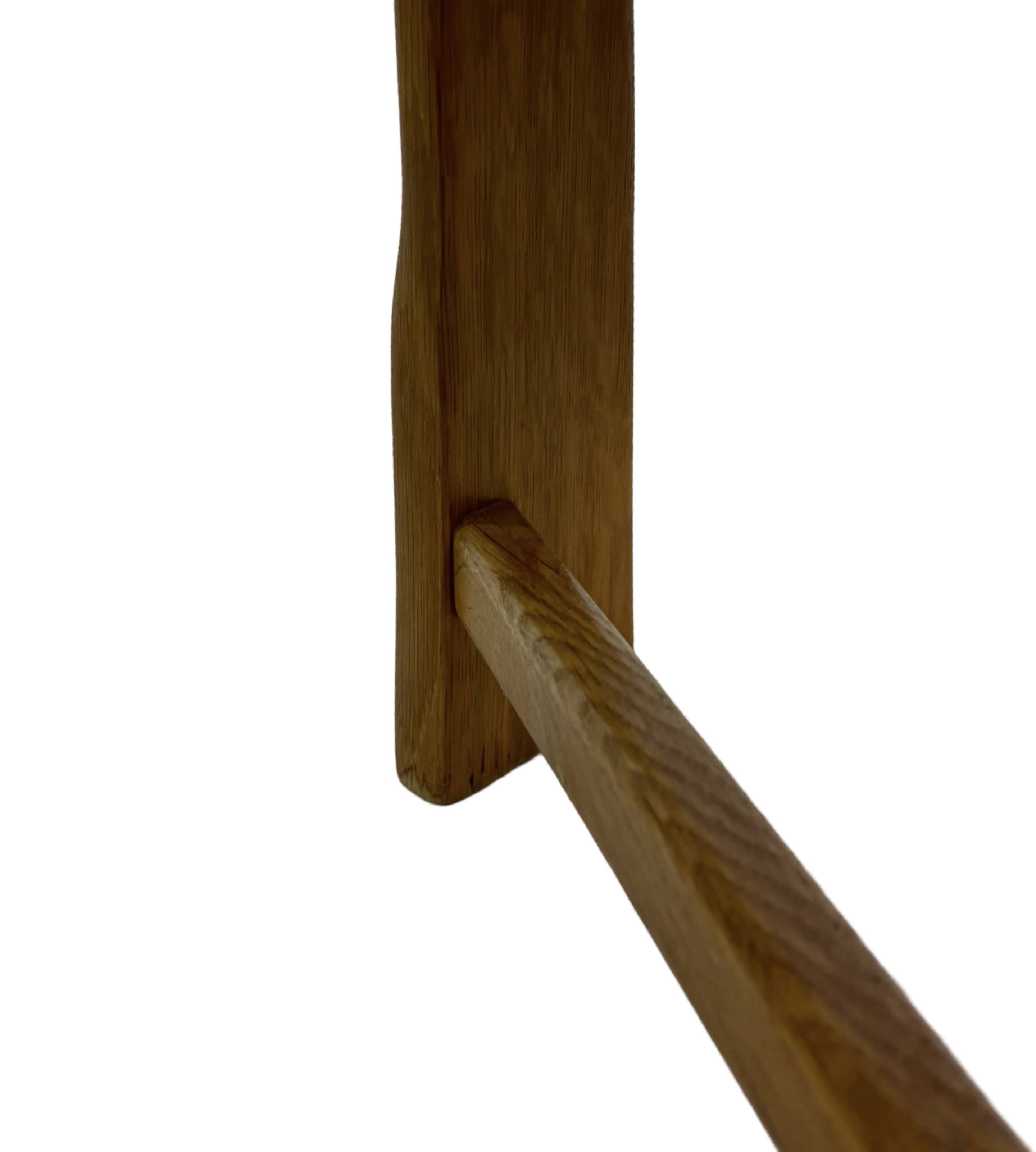 Vintage Scandinavian side tables made of solid wood circa 1970s