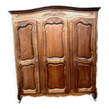 Regency style storage cabinet in solid walnut 20th century