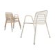 4 vintage Emu Rio chairs from Italy, 1970.