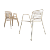 4 chaises vintage Emu Rio Italy 1970