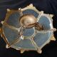Bronze-gilded ceiling light and glass – Louis XV style