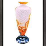 Superb Art Deco vase "Les fougères" by Charles Schneider (1881-1953)