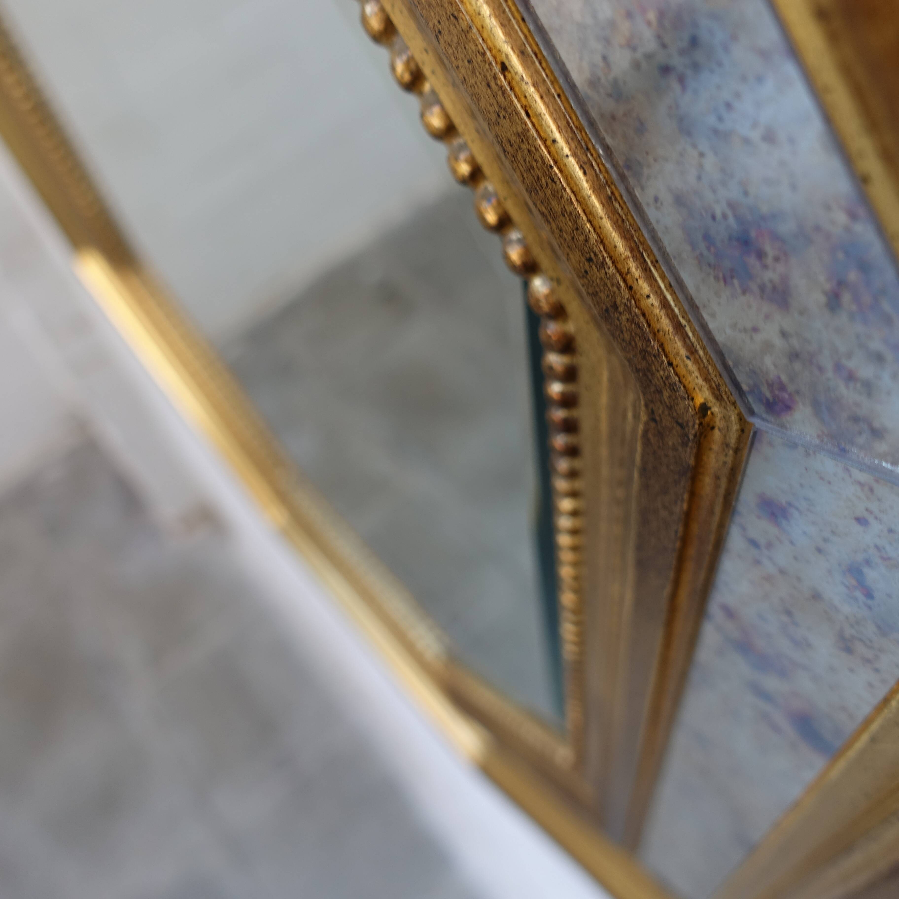 Vintage Deknudt regency mirror 70x80cm