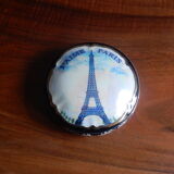Boite à bijoux J'aime Paris motif Tour Eiffel en porcelaine des années 90