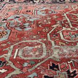 Tapis Persan Heriz Ancien Vers 1900/1910