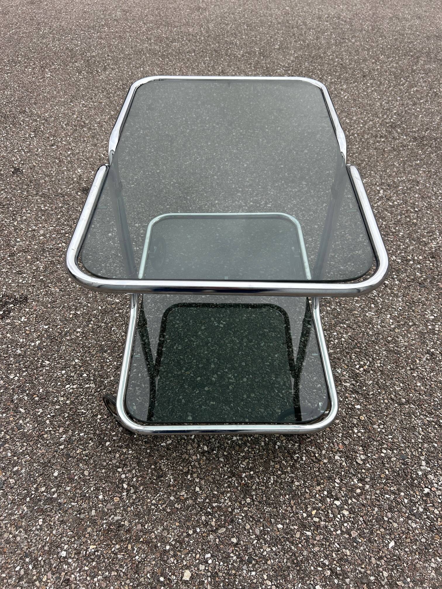 chrome rolling bar from the 1970s