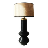 Lampe en ceramique noir