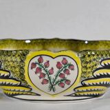 Earthenware basket, Manufacture Henriot Quimper – Mid-twentieth century