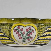 Earthenware basket, Manufacture Henriot Quimper – Mid-twentieth century