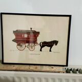 Lithograph Ledge wagon by Allen Davies
