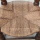 Rustic chair turned wood / design 20 th century