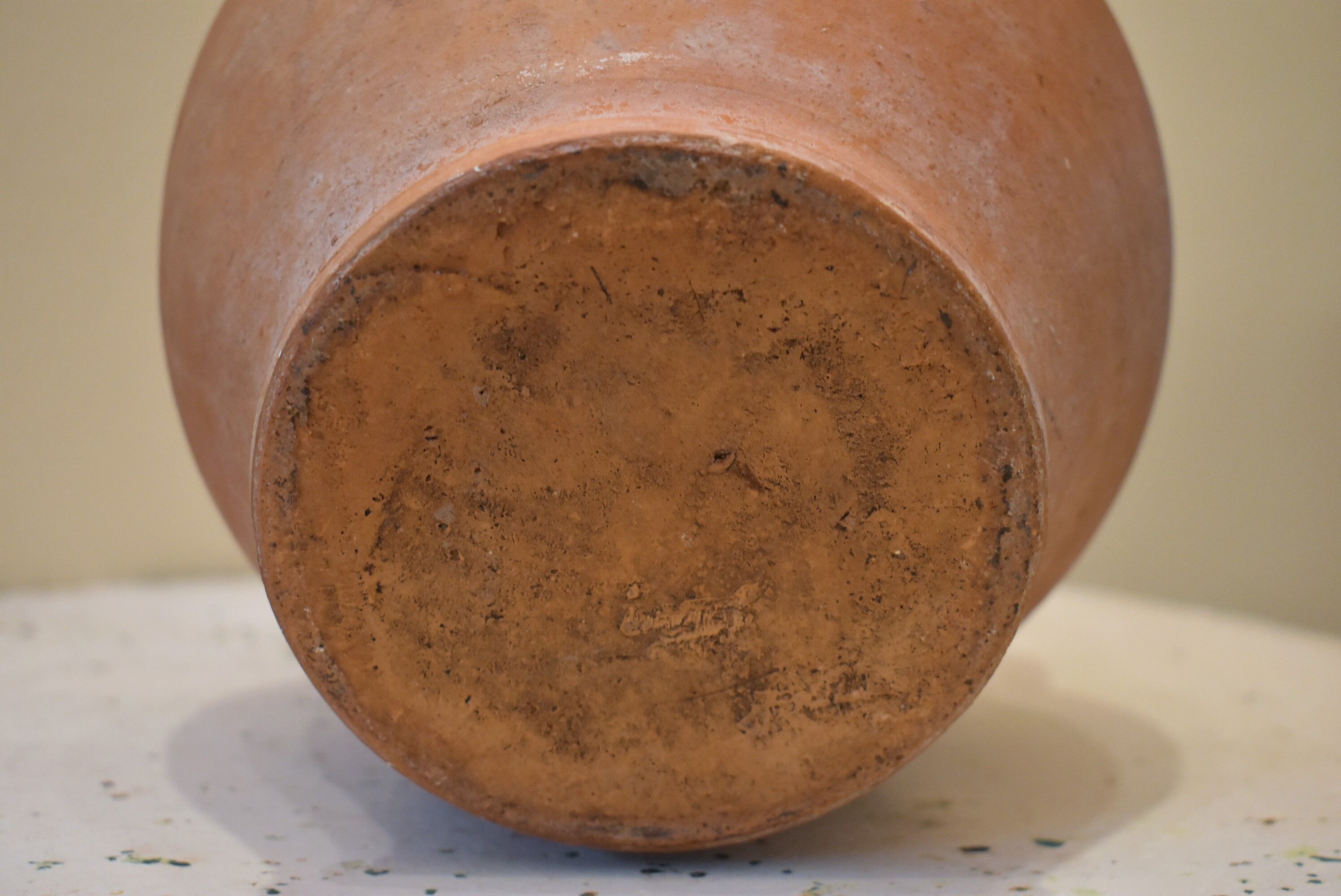 Old glazed ceramic jug