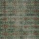 Tapis vintage tissé à la main turc unique en son genre - charme vintage rustique 253x 160 cm