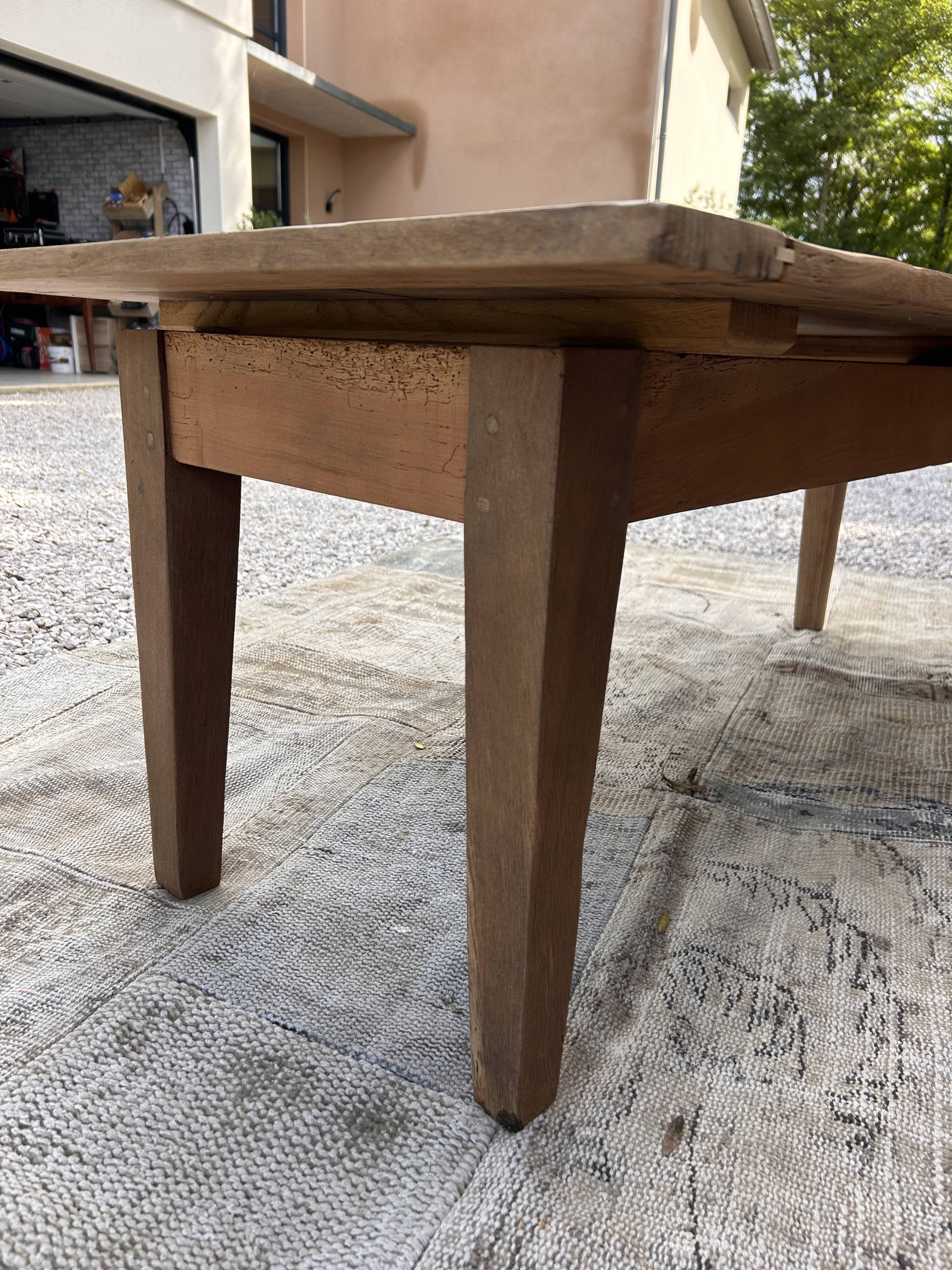 Renovated solid wood coffee table