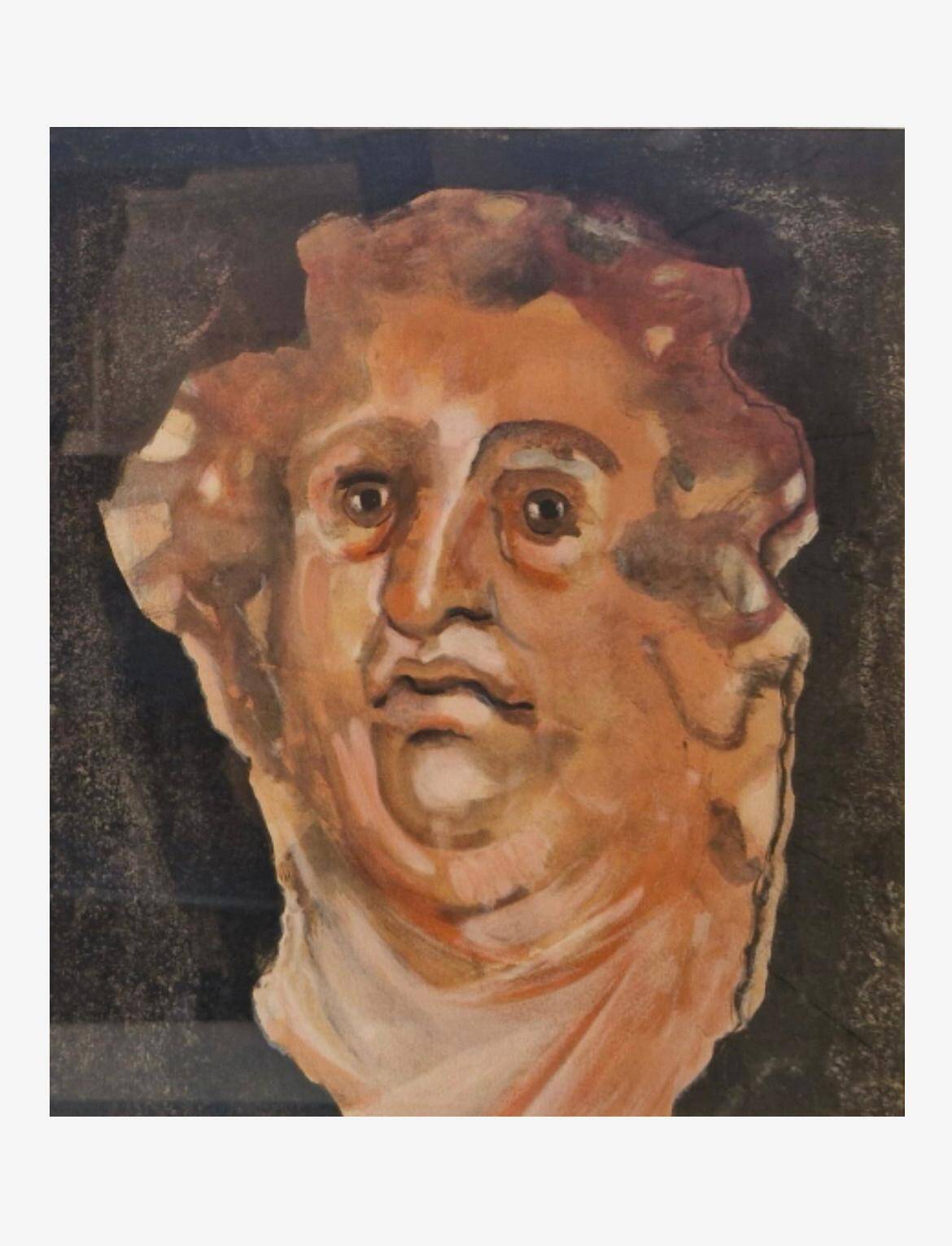 Léonor FINI - framed lithograph - 27/150 - Portrait - Satiricon