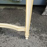 Console style louis xvi ancienne avec plateau marbre