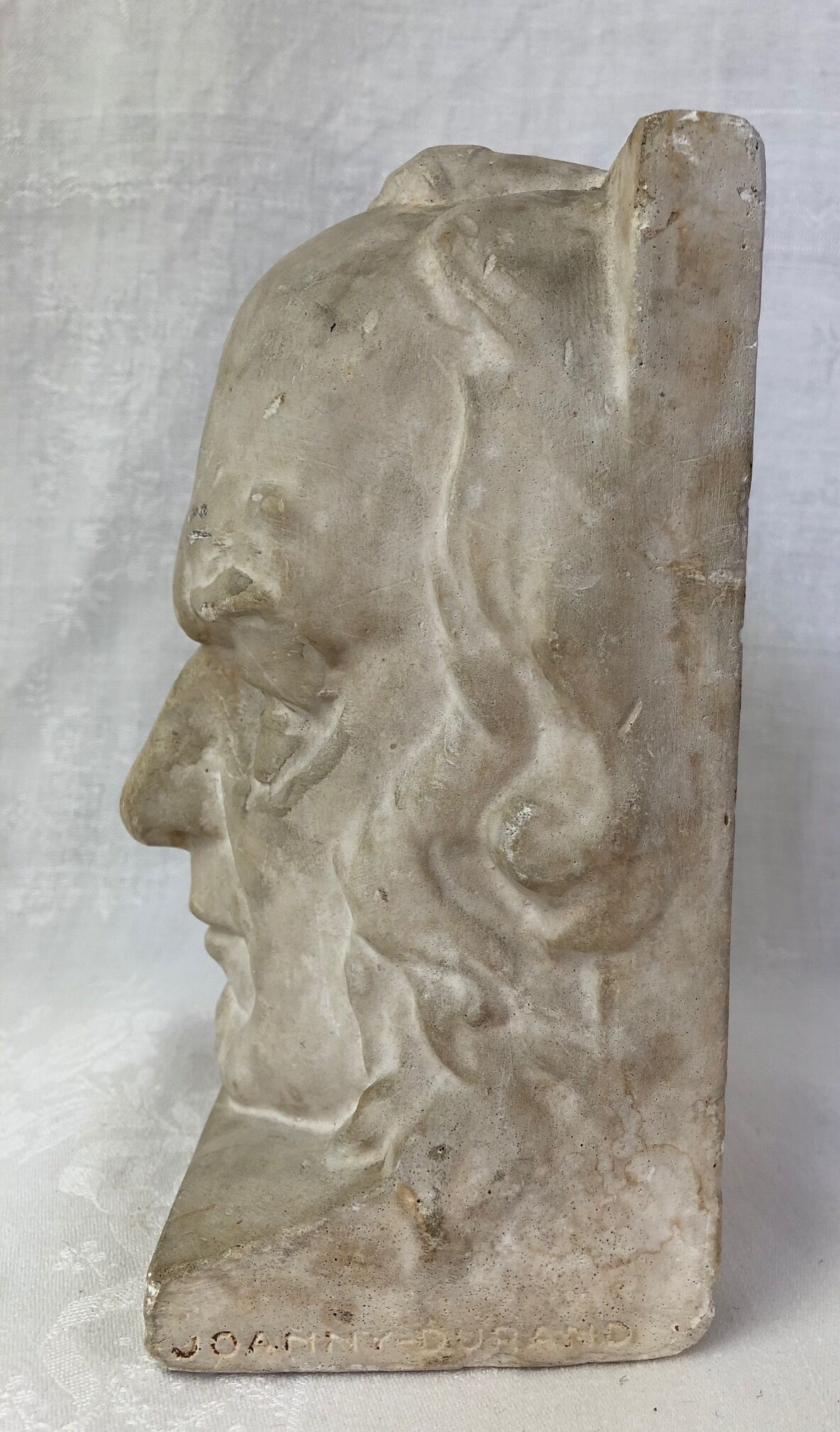 Vintage plaster head " Claude Bernard "