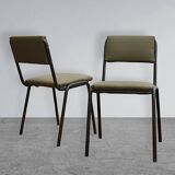 Chaise en métal