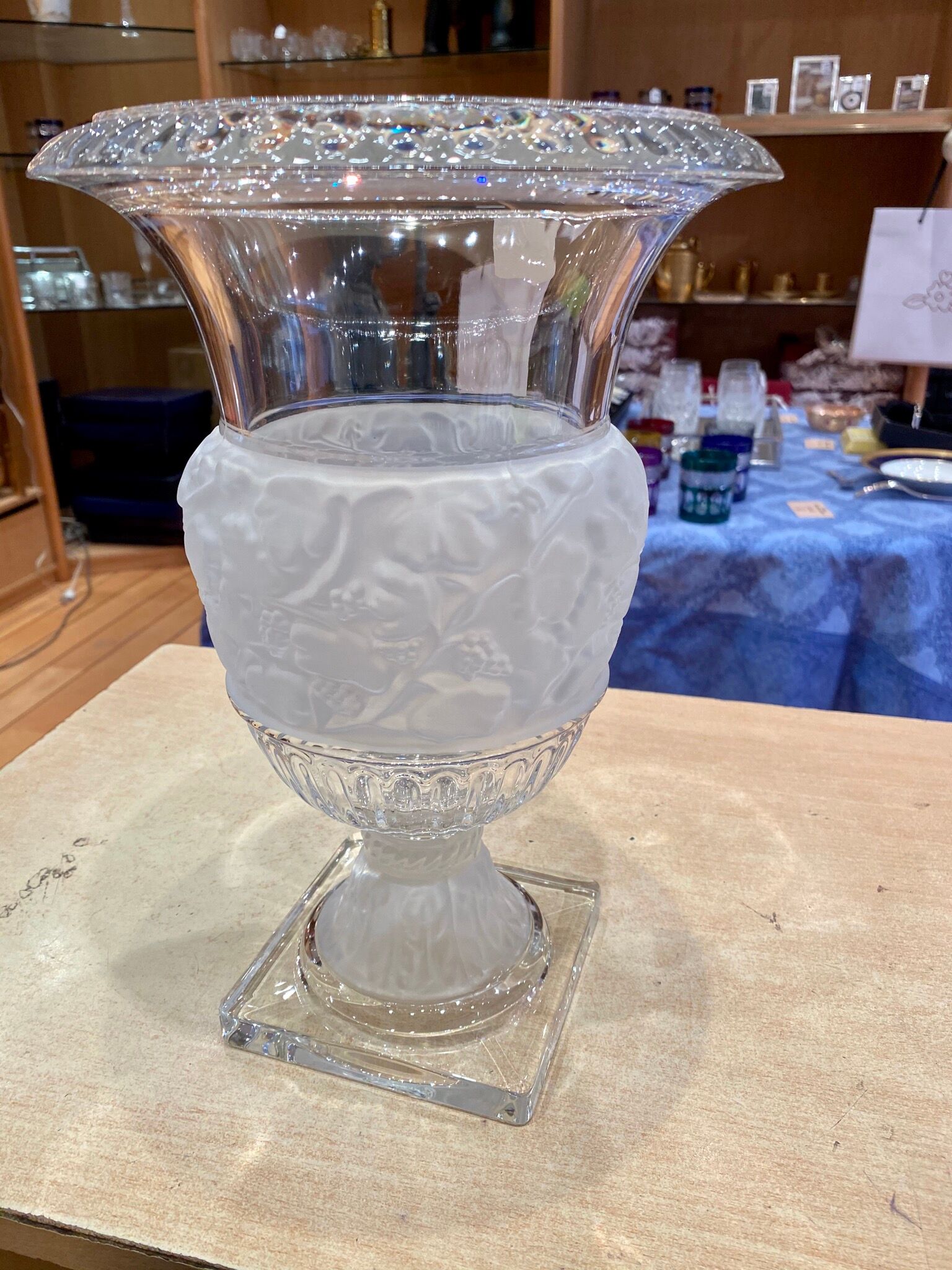 Vase Médicis en cristal