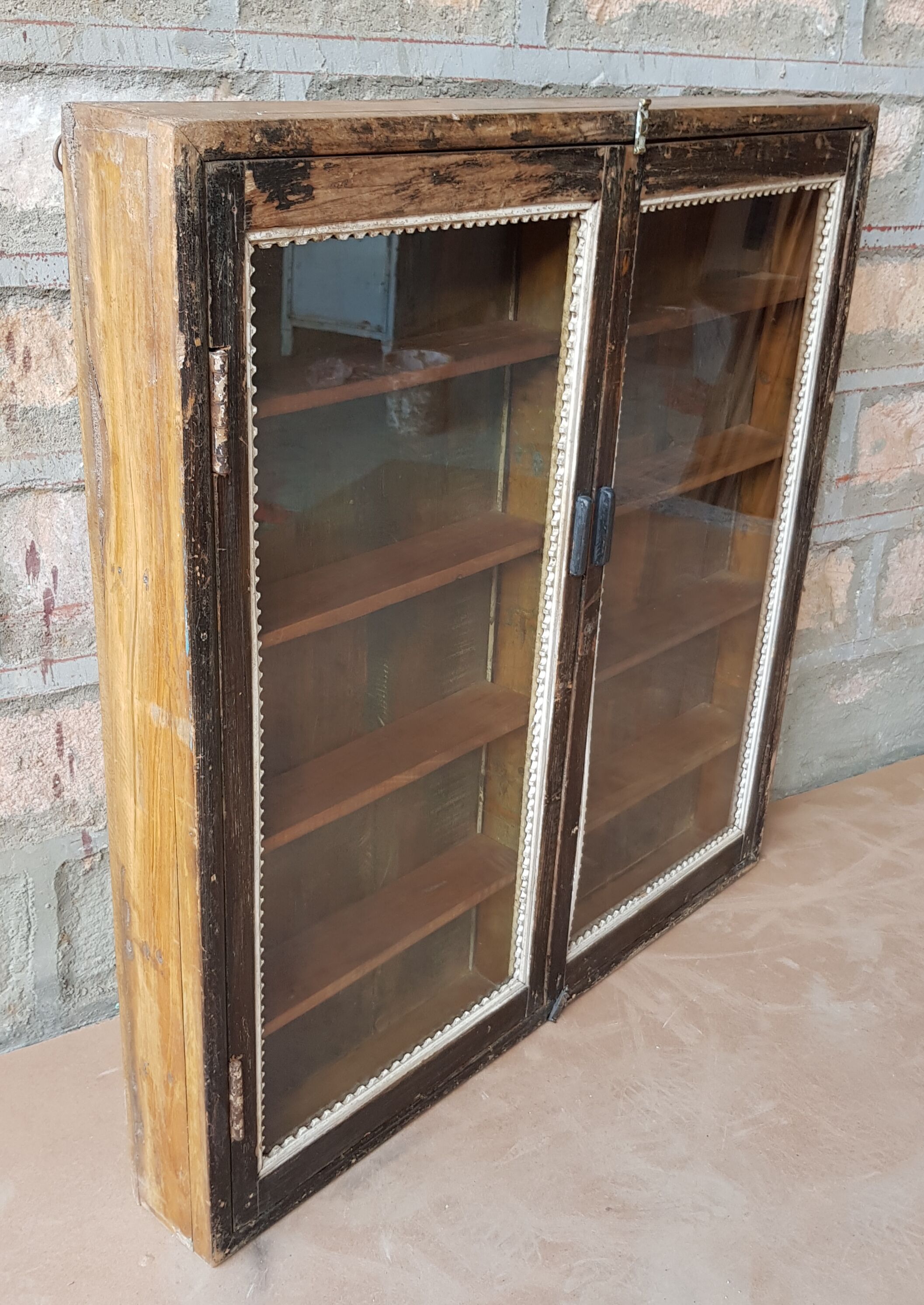 Showcase - Burmese teak wall shelf