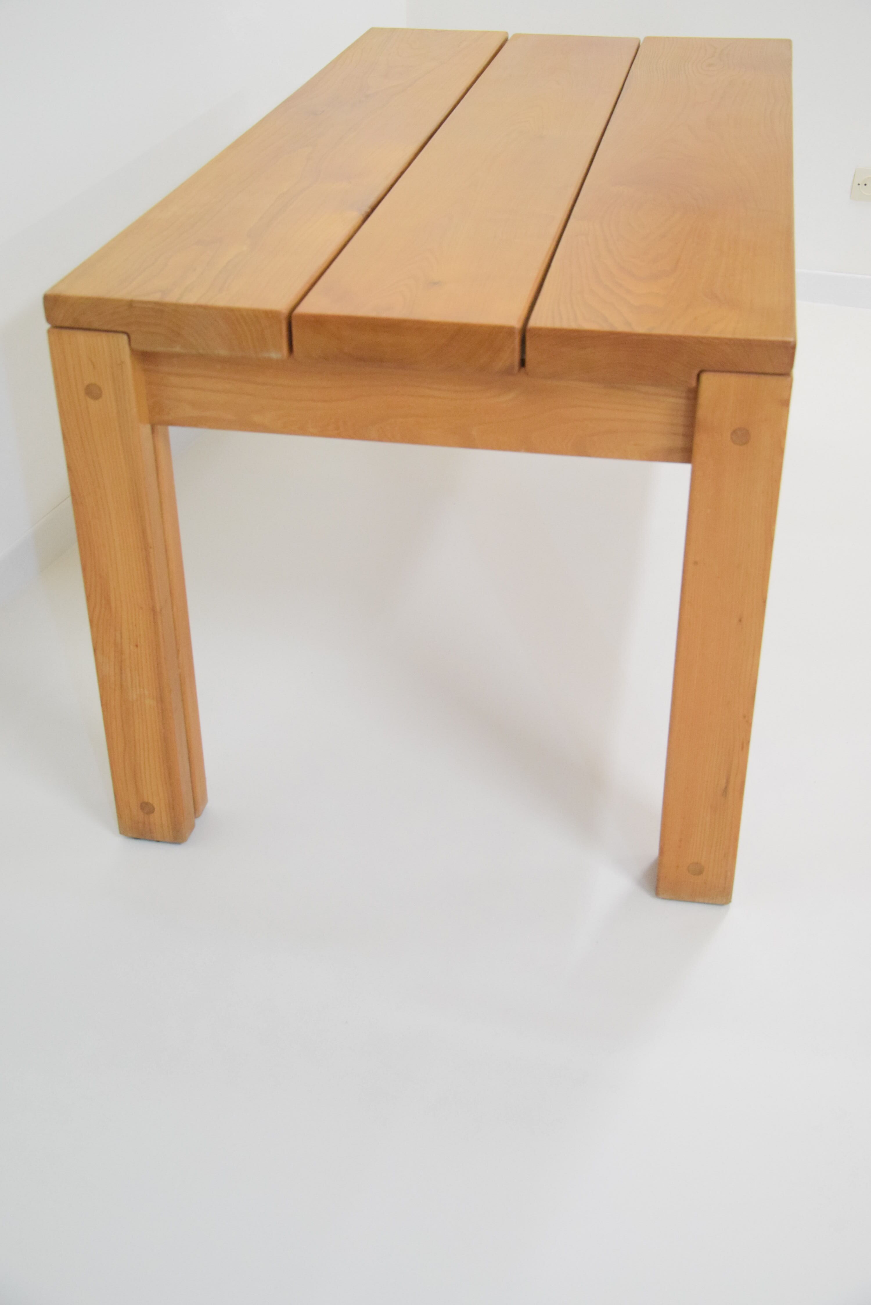 Dining - room table brand revival  vintage design solid elm