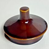 Vintage Villeroy & Boch teapot, in brown stoneware, made in Luxembourg