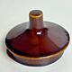Vintage Villeroy & Boch teapot, in brown stoneware, made in Luxembourg