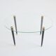Coffee table / Oval side table vintage 1950s