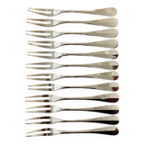 Christofle 12 snail forks, shellfish Fidelio baguette model very good condition