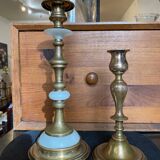 2 brass candlesticks