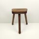 Wooden tripod stool 33 cm